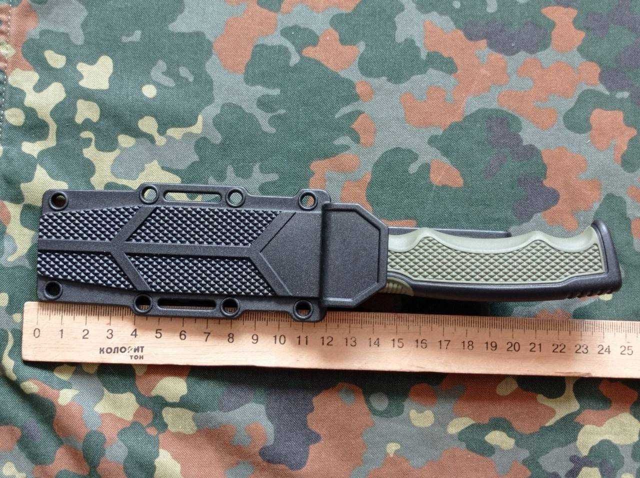 Туристичний польовий ніж Columbia 2868B Койот Military 21.5см в ножнах