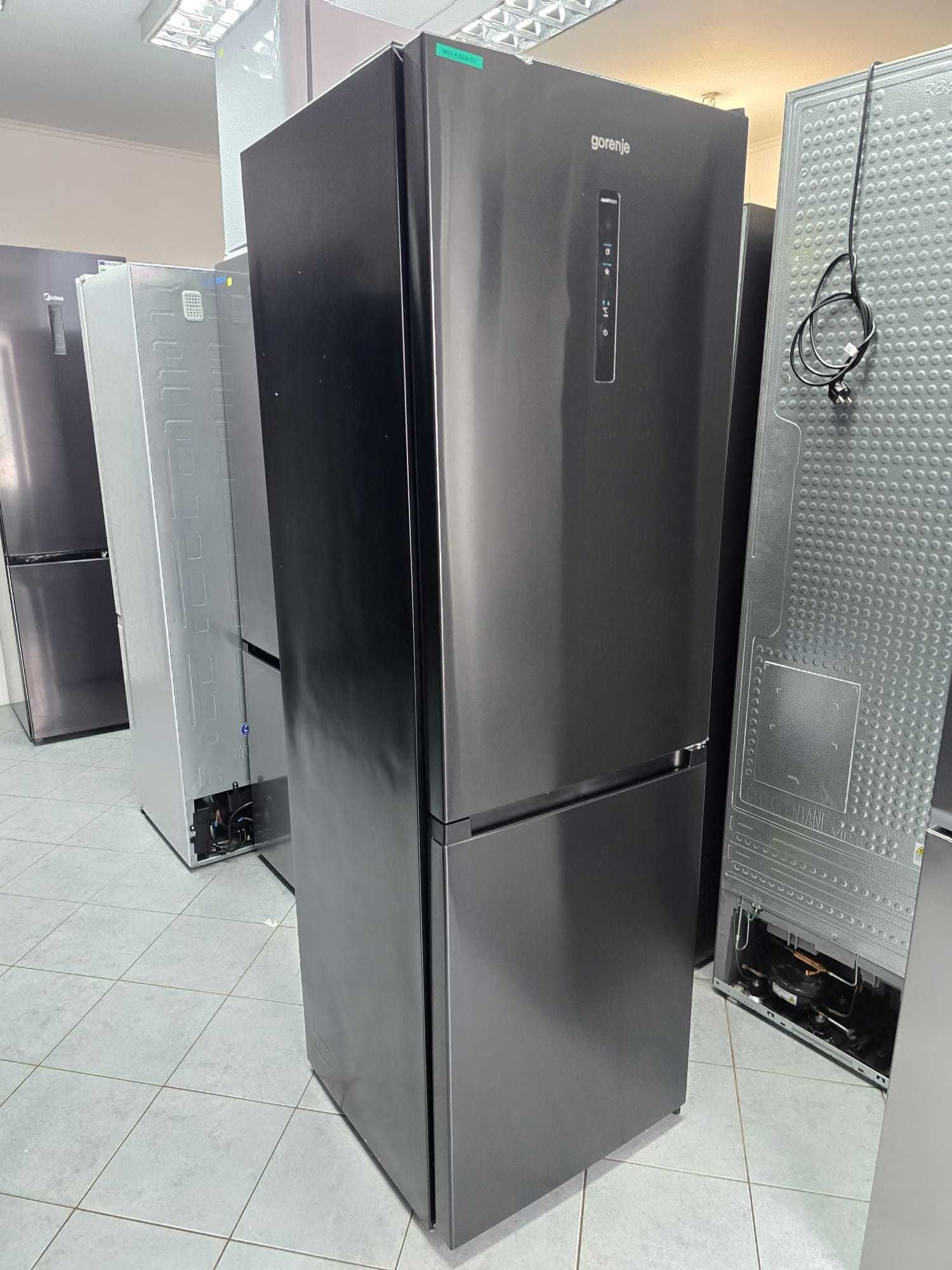 OUTLET nowa Lodówka Gorenje NRK619EABXL4  185 cm Czarna gwar 2 lata O2