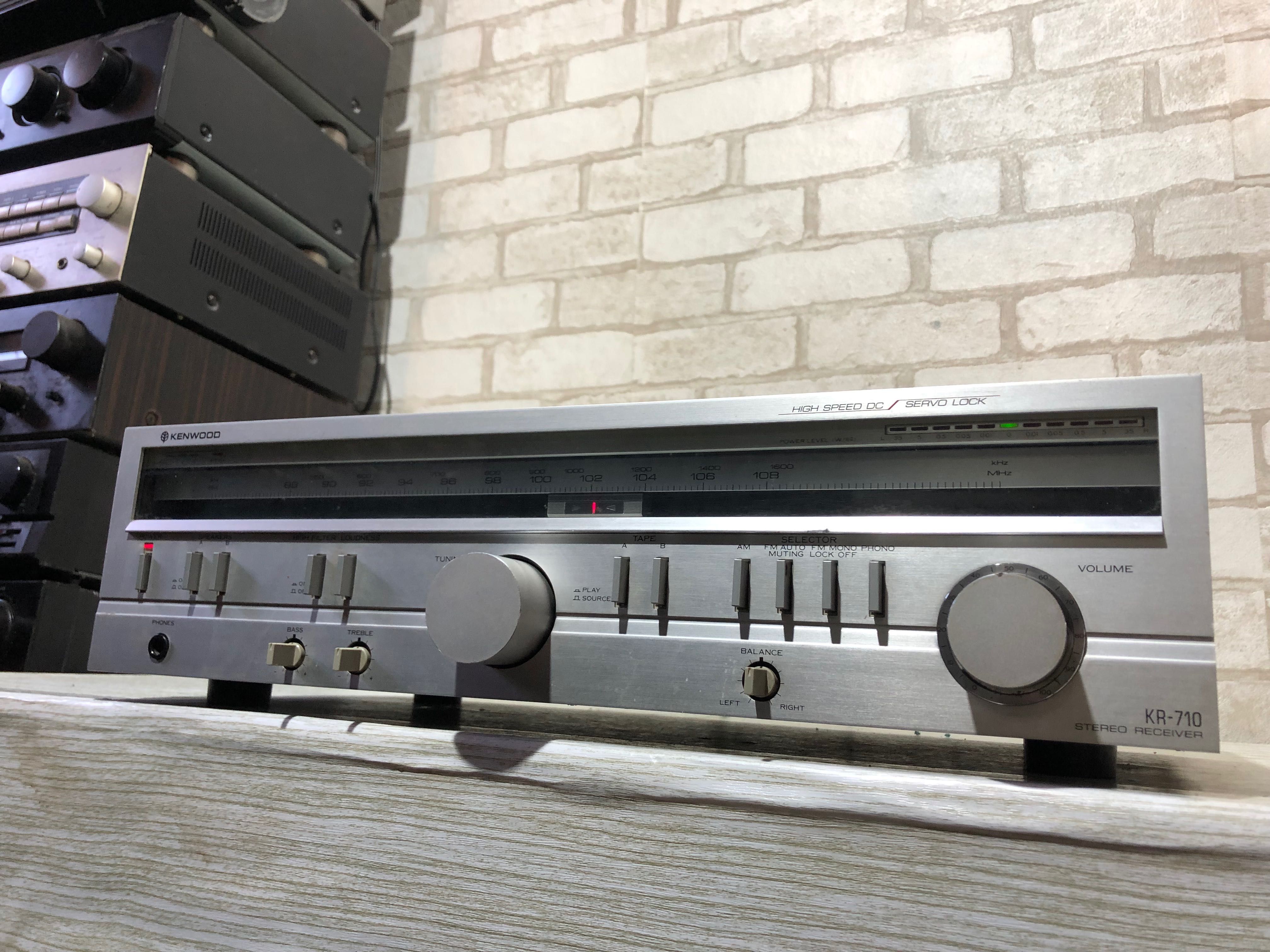FM/AM Стерео ресивер/підсилювач Kenwood KR-710  б/у з Німеччини