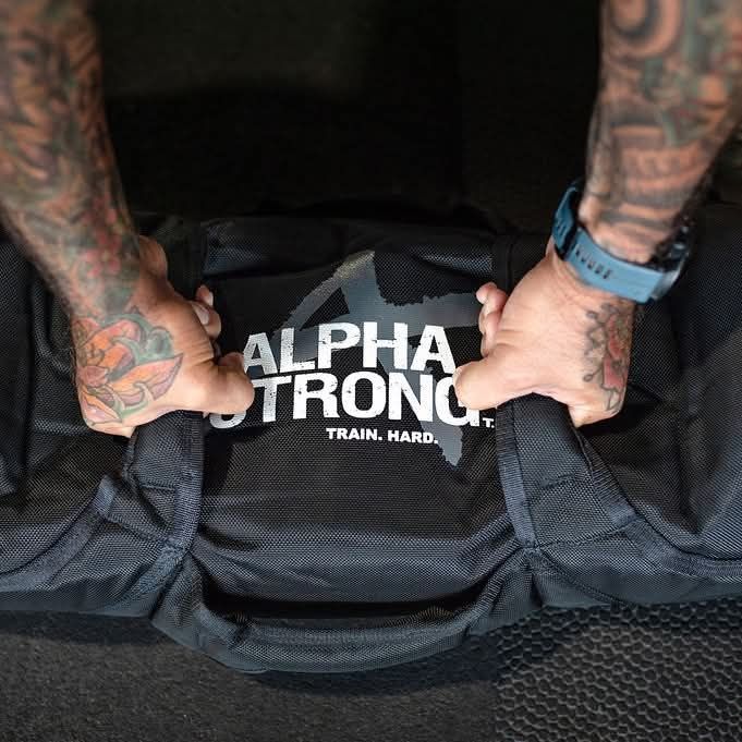 Alpha strong. Worek do cwiczeń. Worek treningowy. Worek na piasek. San