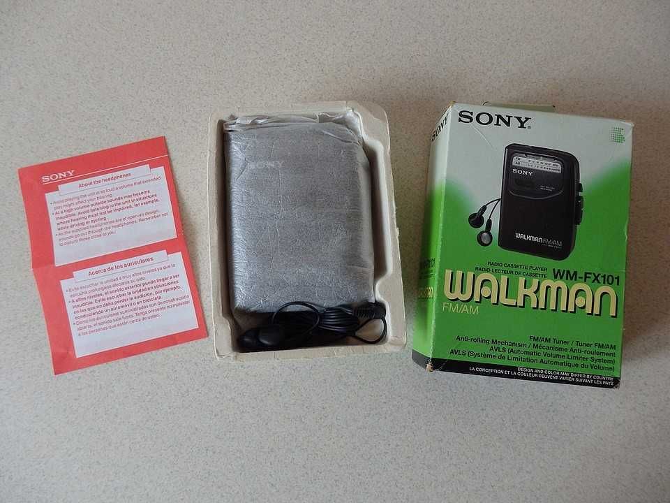 Nowy, Kolekcjonerski SONY WM-FX101, Walkman z Radiem FM/AM