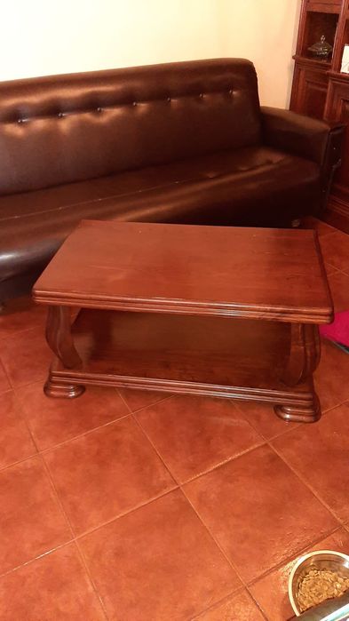 Mesa de centro madeira maciça