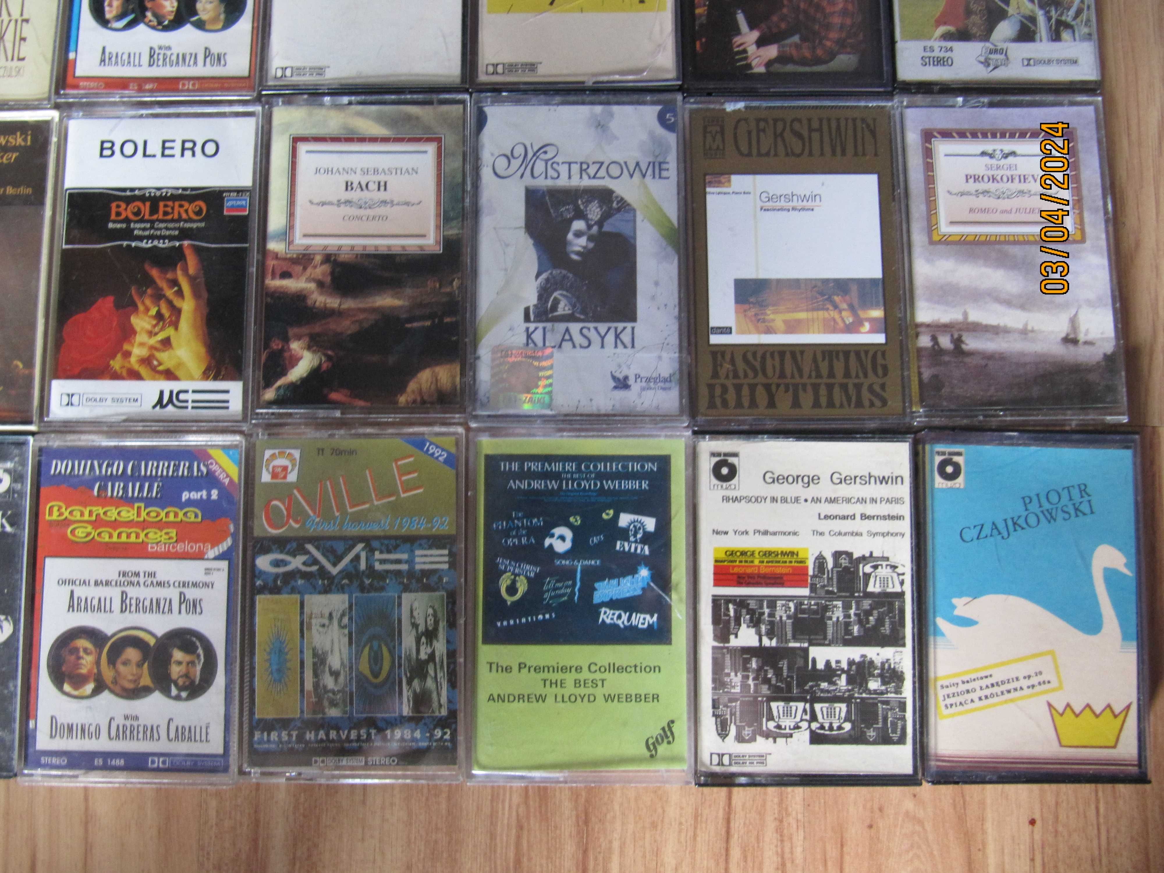 Kolekcja 36 kaset magnetofonowych w super cenie