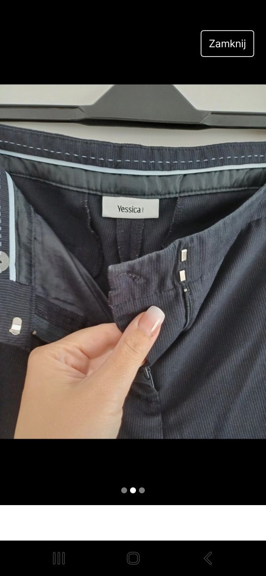 Spodnie wyjściowe plus.size  44 C&A