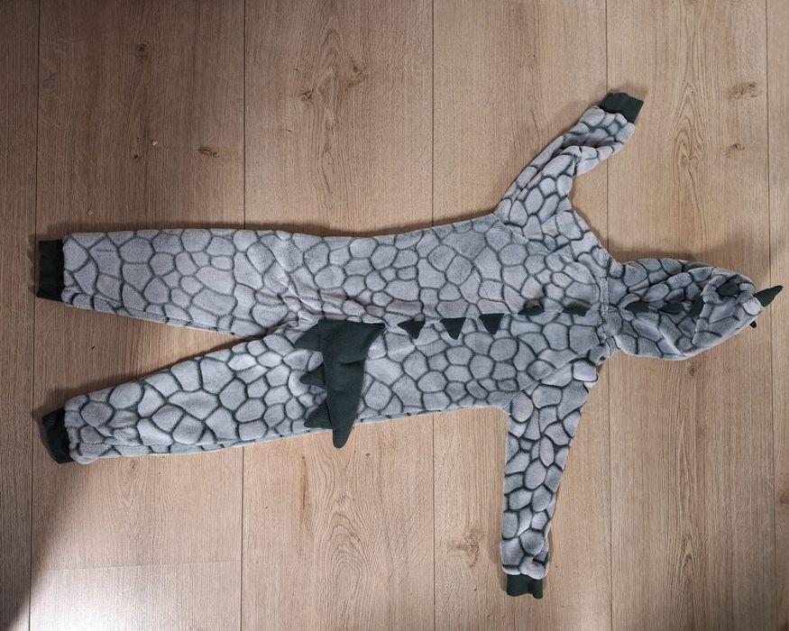 Kombinezon onesie strój dinozaura dla dzieci ok. 3 lat