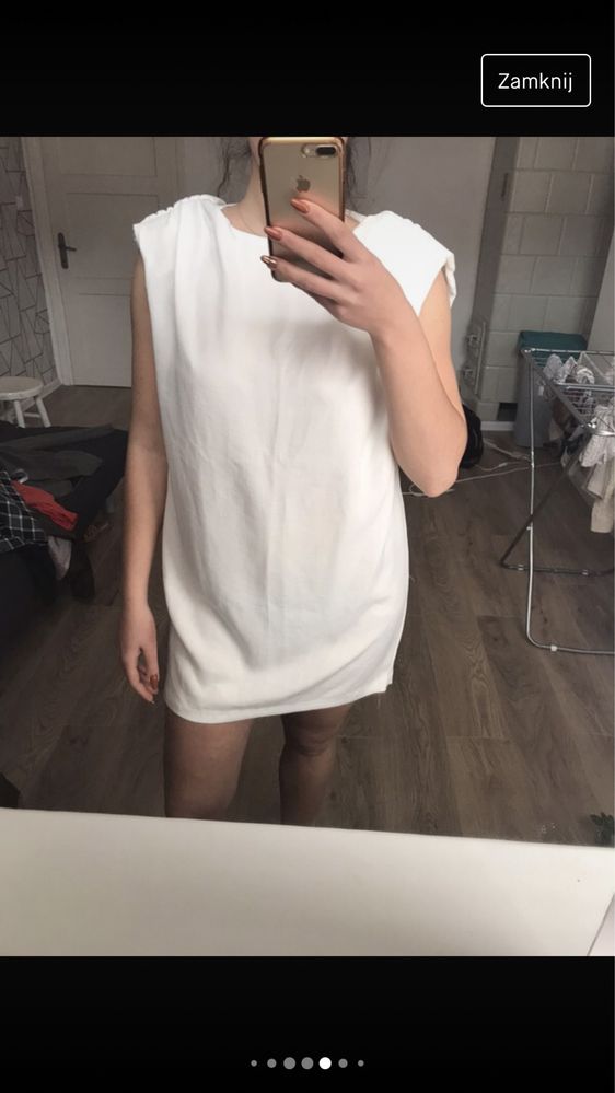 Sukienka nowa biała Zara M