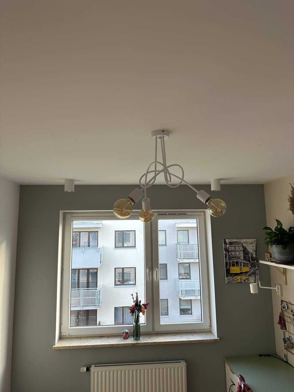 Lampa Sufitowa WISZĄCA plafon LOFT EDISON 3 x E27