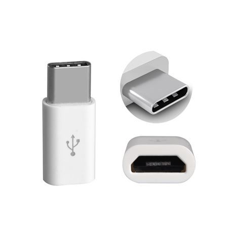 Adaptador conversor Type C NOVO para micro USB