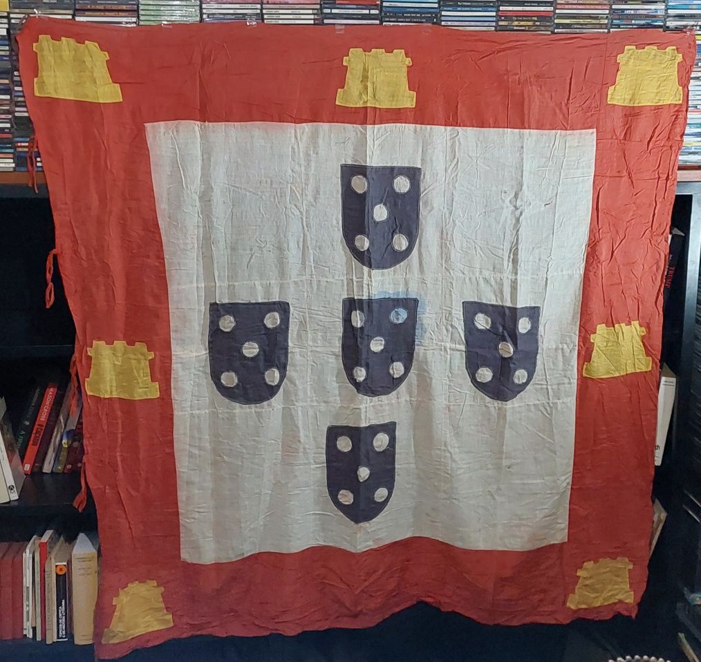 Bandeira de Portugal 1481 - D. João II Monarquia | Linho