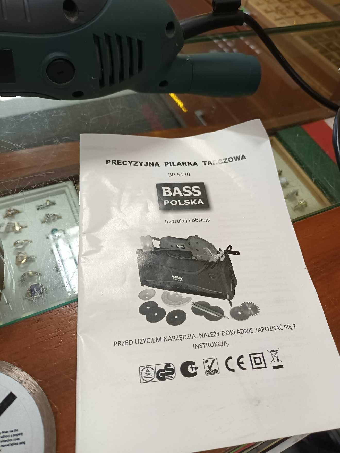 BASS Polska Precyzyjna pilarka tarczowa BP-5170 stan BogatyZestaw 900W