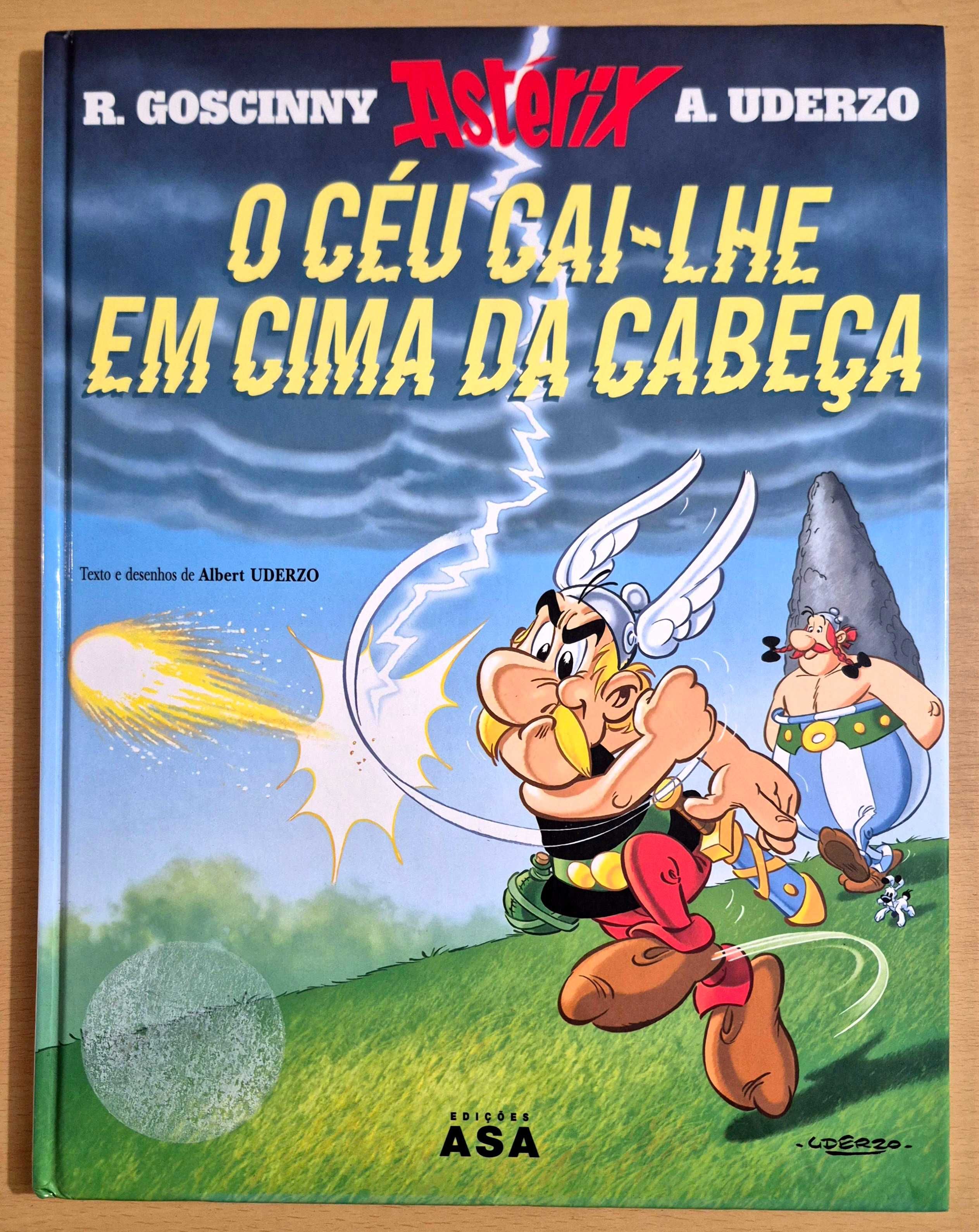 Livro Astérix O céu cai-lhe em cima da cabeça 33
