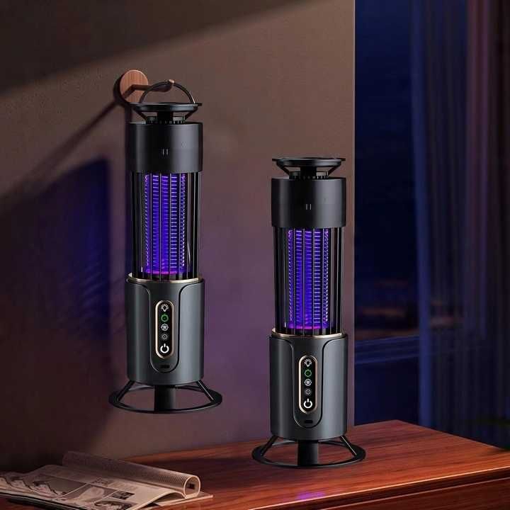 Lampa Na Komary Muchy Ćmy Owady Owadobójcza Ścienna Nocna Do Domu Led