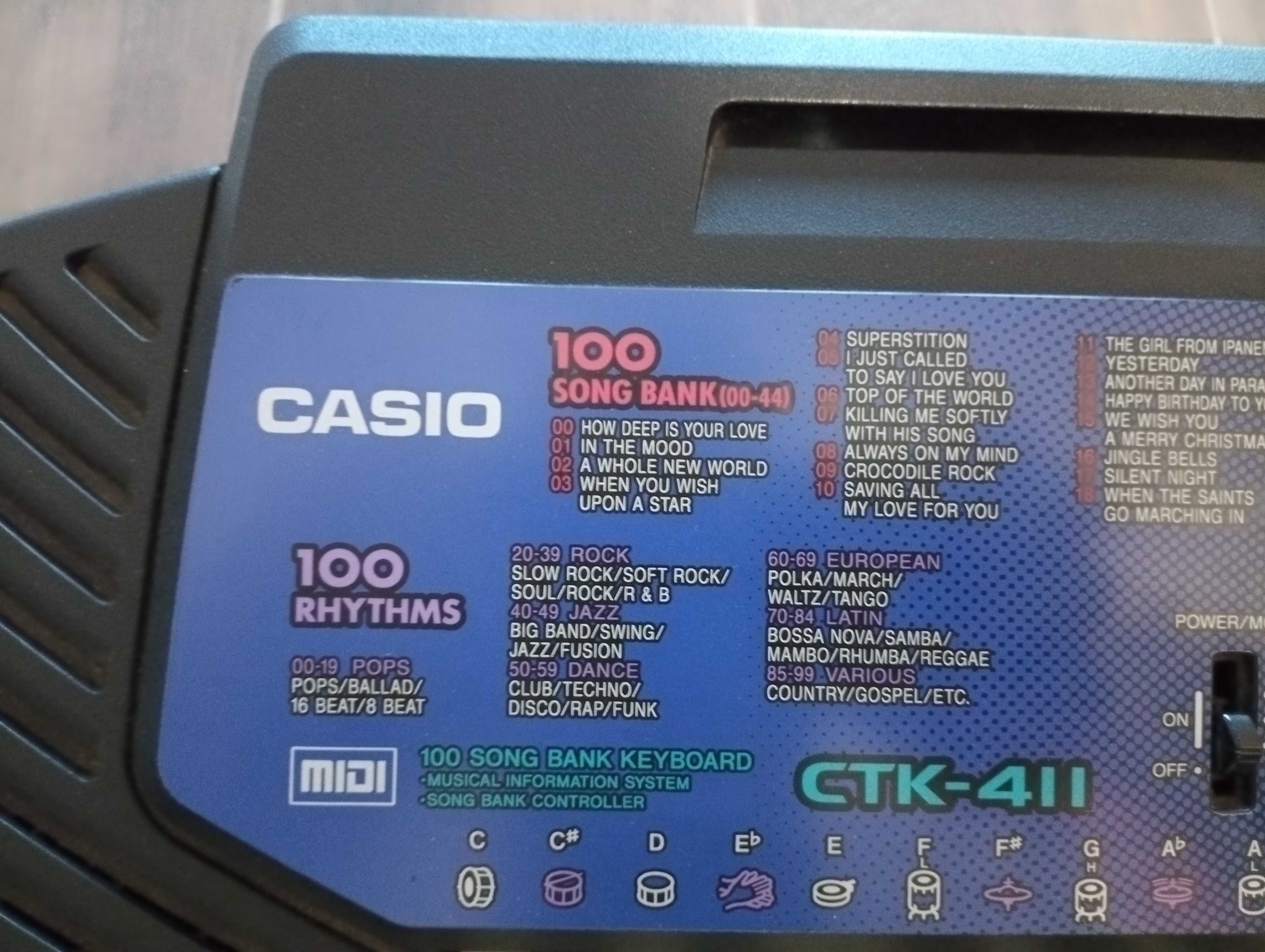 Keyboard Casio CTK-411