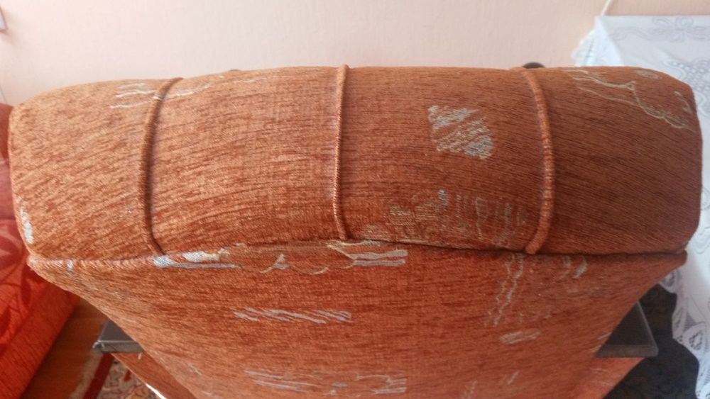 Fotele - 2 szt.-kolor pomarańczowy