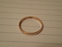 Obrączka złota radziecką Dora 1,83 g, proba 583