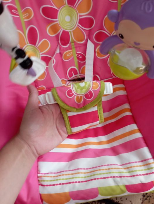 Шезлонг, дитяча гойдалка Fisher price