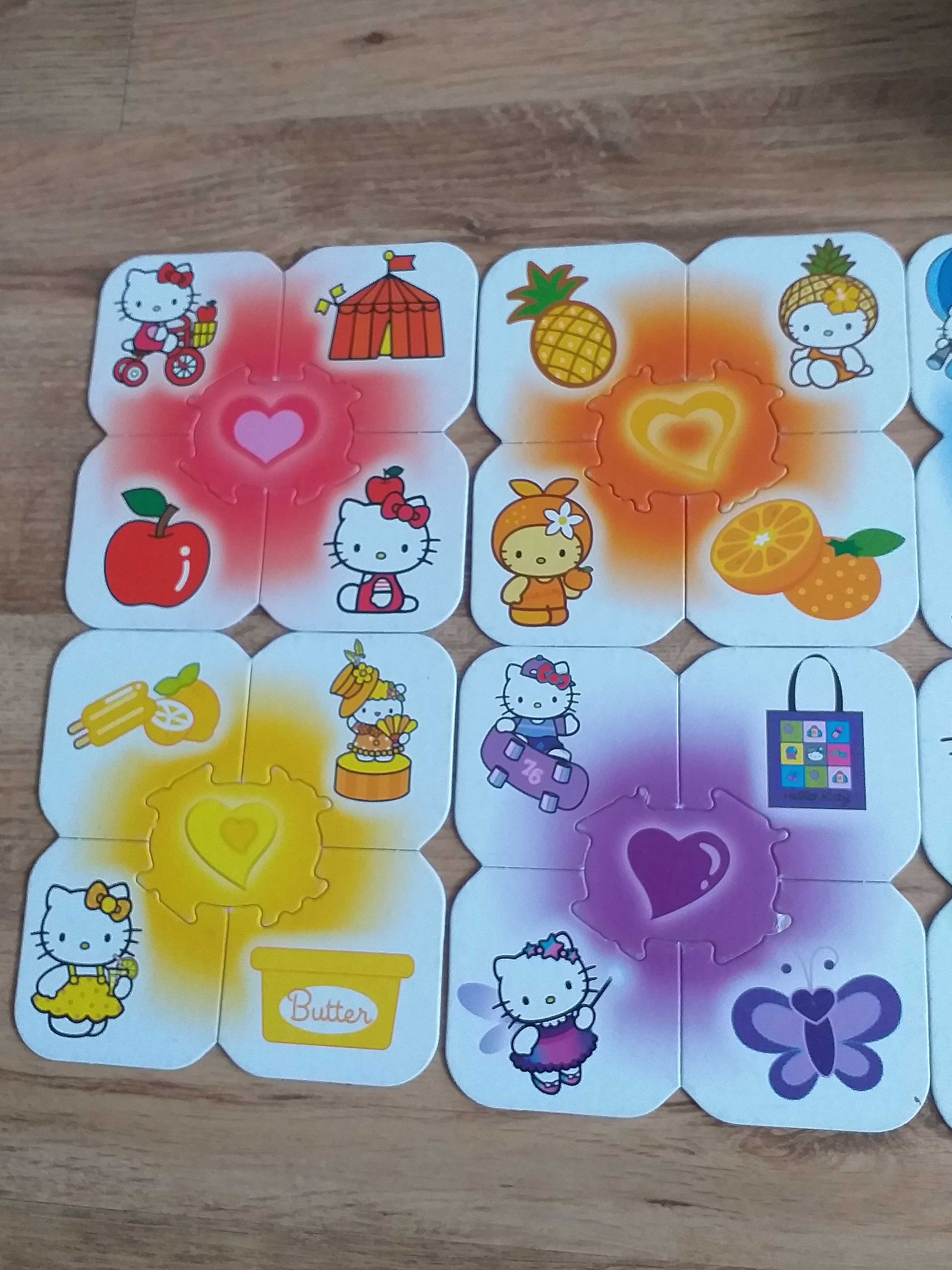 Puzzle/ gra Hello Kitty kolory/liczby 3-5 lat