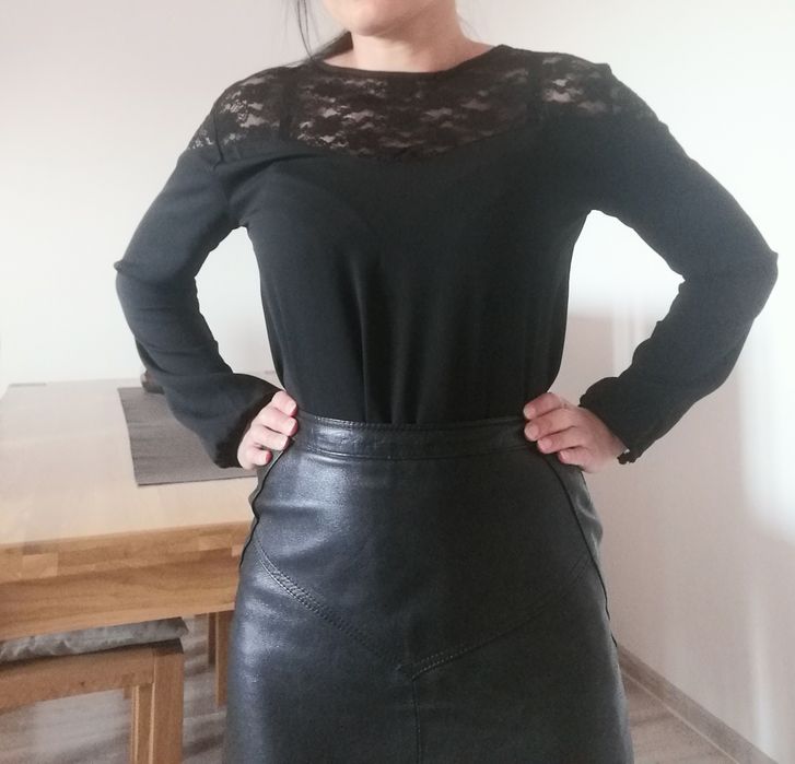 Bluzka czarna blogerska