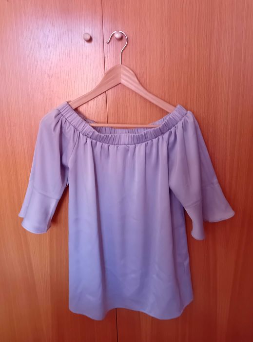 Camisa LANIDOR cinza/prateada