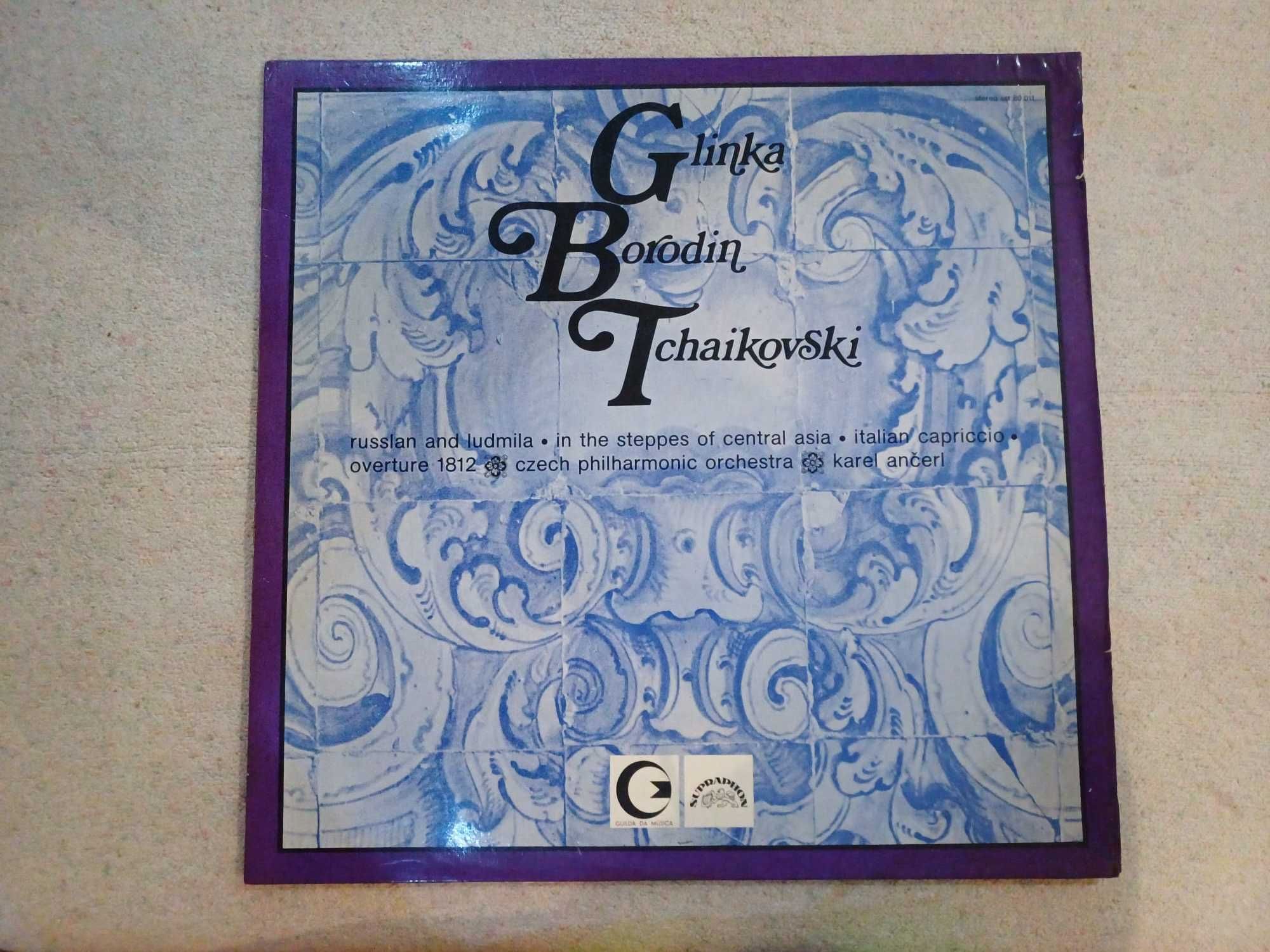 Vinil Glinka (Russlan), Borodin (In the steppes), Tchaikovsky (It cap)