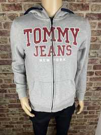 Oryginalna meska bluza z kapturem rozpinana Tommy Hilfiger M