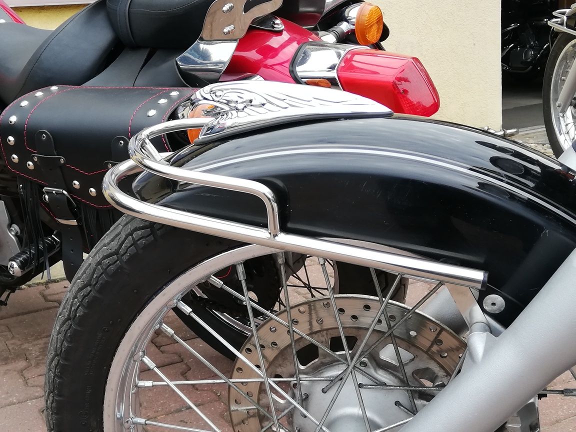 Reling błotnika Yamaha xvs Drag Star 125+ Orzełek na błotnik