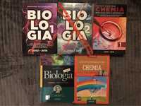 Biologia i Chemia - 4 książki - Zbiór zadań, Podręcznik
