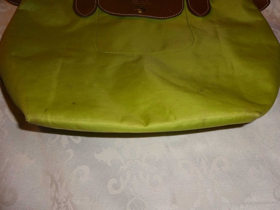 LONGCHAMP zielona / brązowa torebka