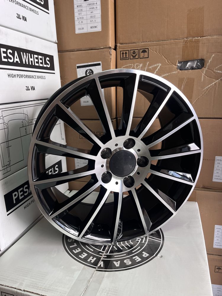 Jantes 17” 5x112 Novas Estilo Turbine Compativeis Mercedes AMG