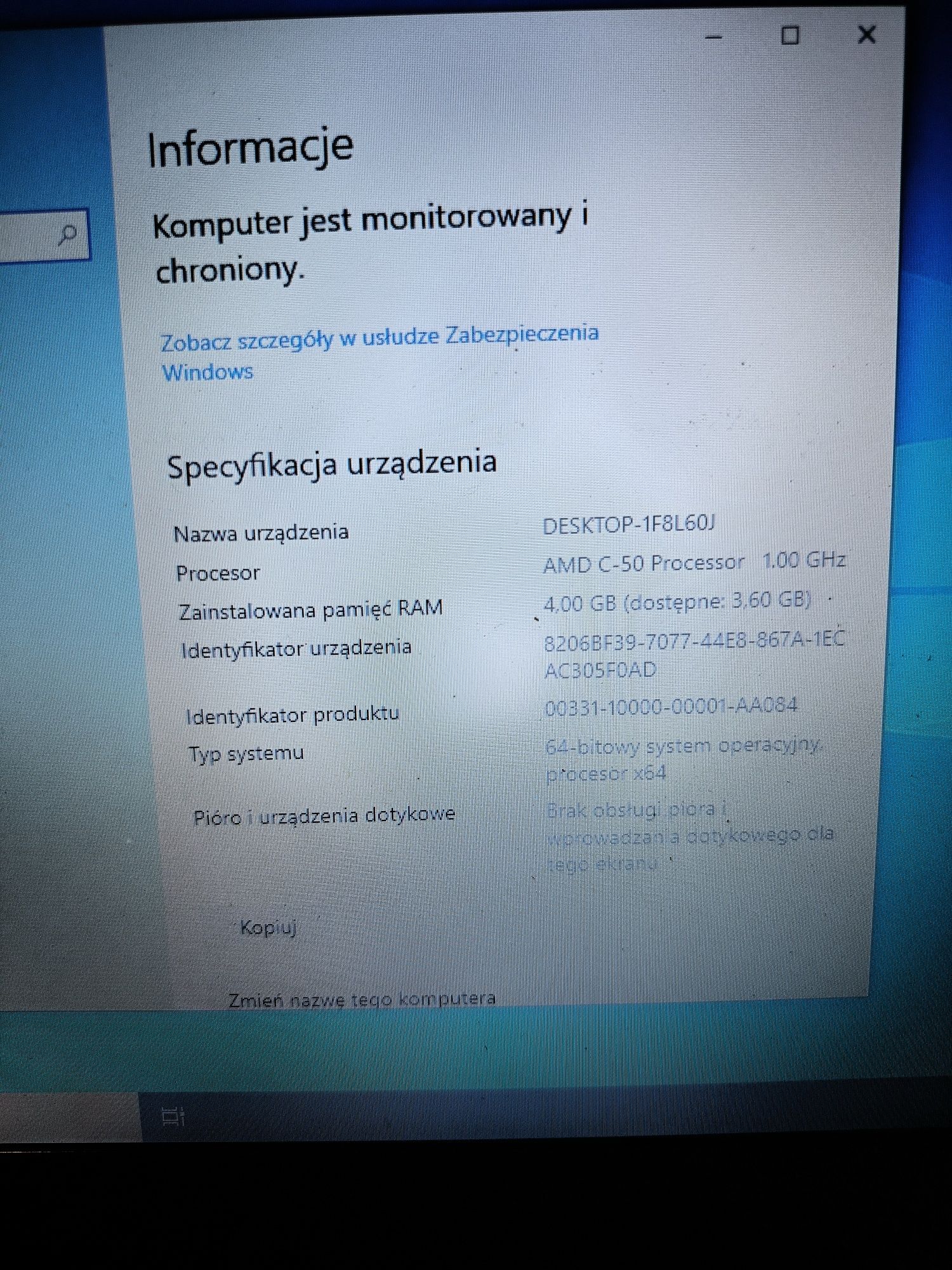Sprzedam notebooka Lenovo