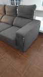 Sofa Cinzento (Adquirido na Conforama) com Chaise longue 4 Lugares 3+1