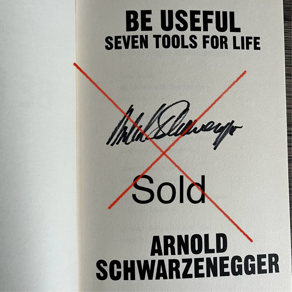 Arnold Schwarzenegger autograf Terminator 2