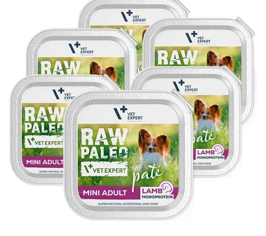 RAW PALEO PATE mini adult  lamb6x150g