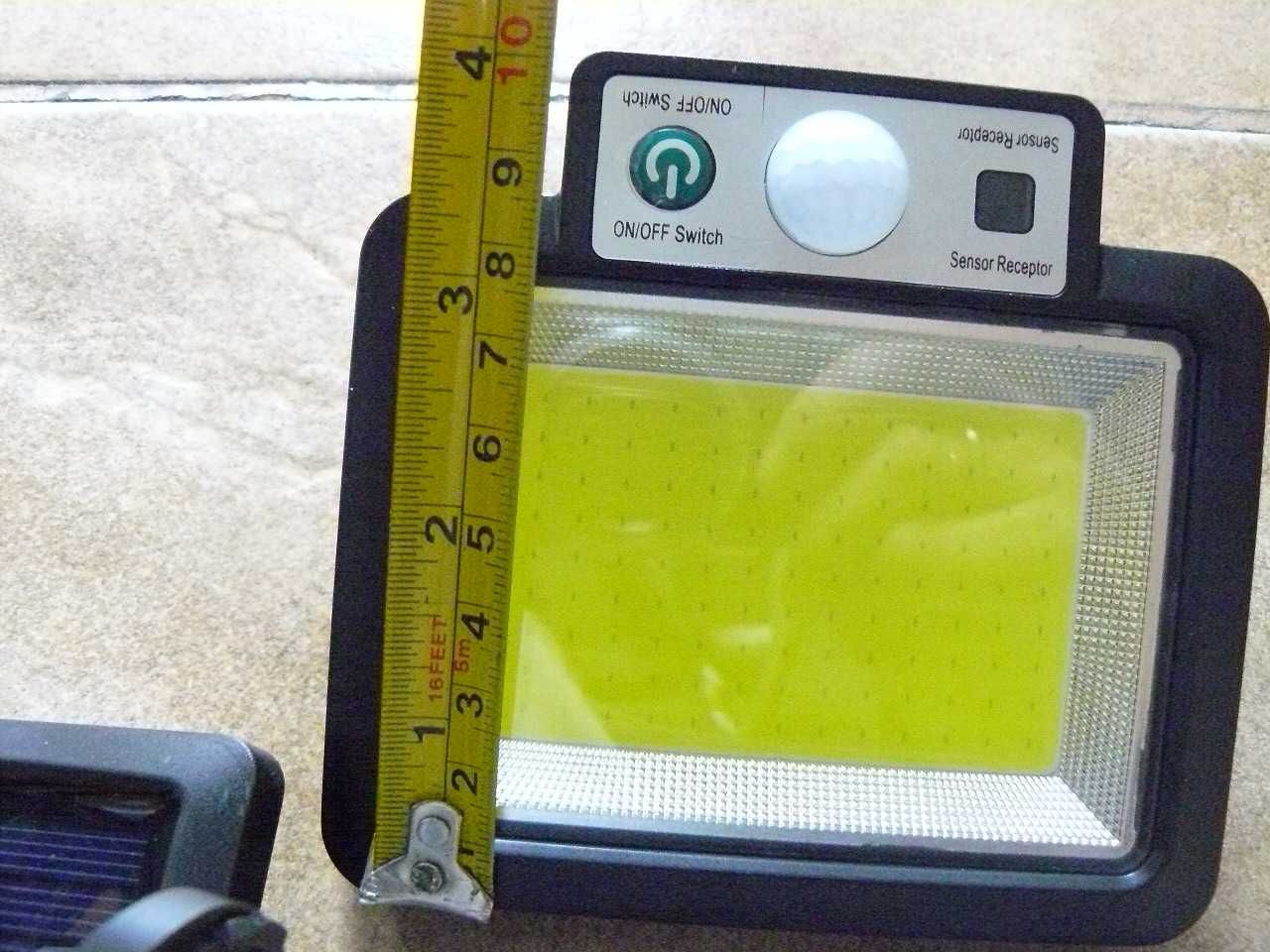 lapa solar z czujnikiem ruchu super oświetlenie + pilot
