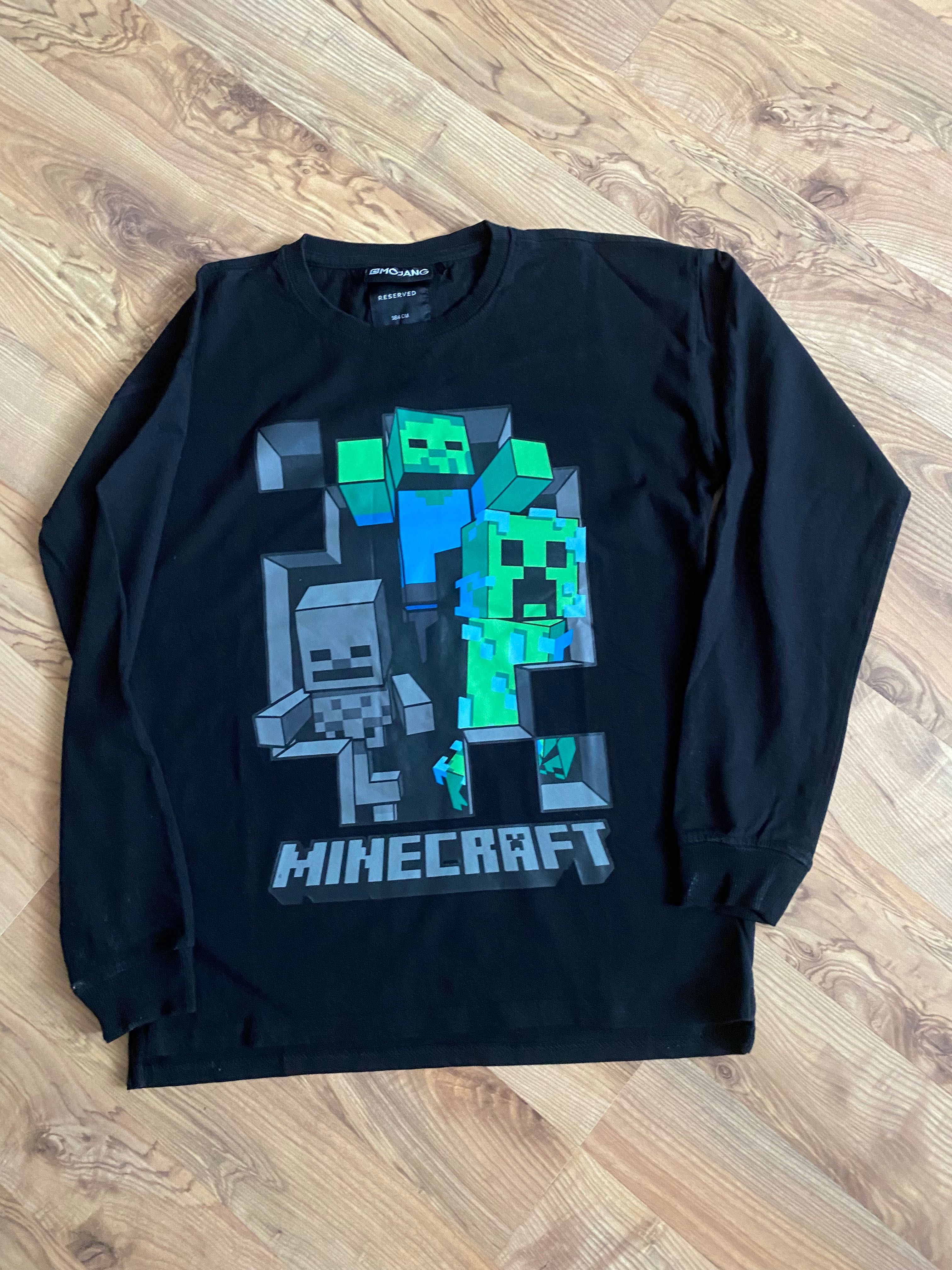 Zestaw koszulek i bluza minecraft