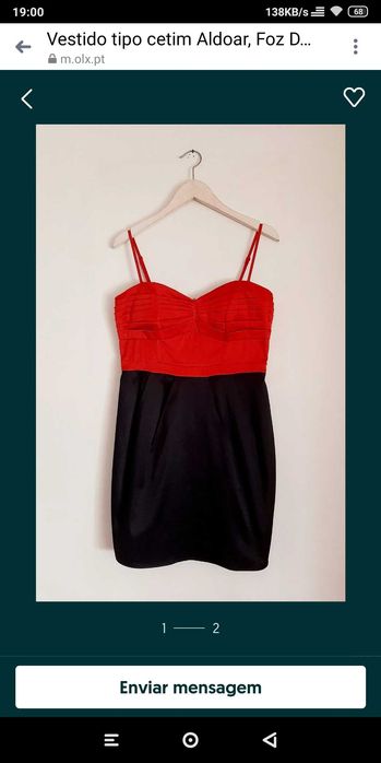 Vestido da H&M tipo cetim
