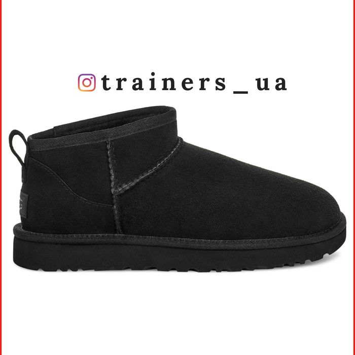 ОРИГИНАЛ‼️ UGG Classic Ultra Mini 1116109-BLK ботинки угги женские УГГ