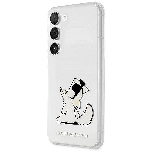 Etui Karl Lagerfeld Choupette Fun na Samsung Galaxy S23+ - przezroczys