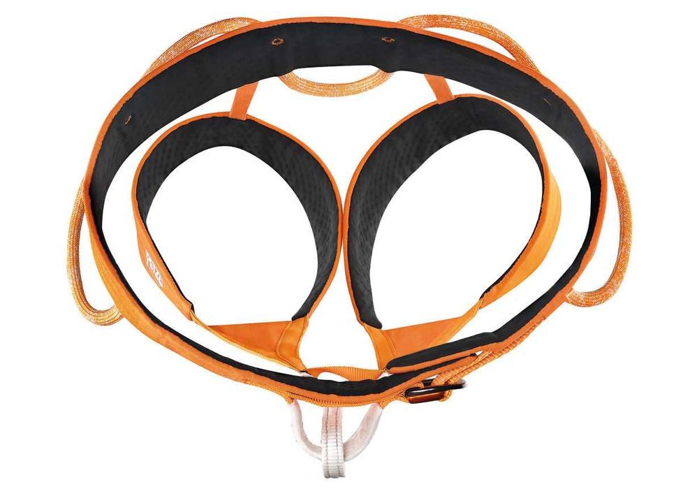 Uprząż wspinaczkowa Petzl Hirundos Orange