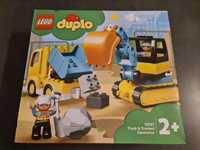 Nowe Lego Duplo 10931 Ciężarówka i Koparka Gąsienicowa
