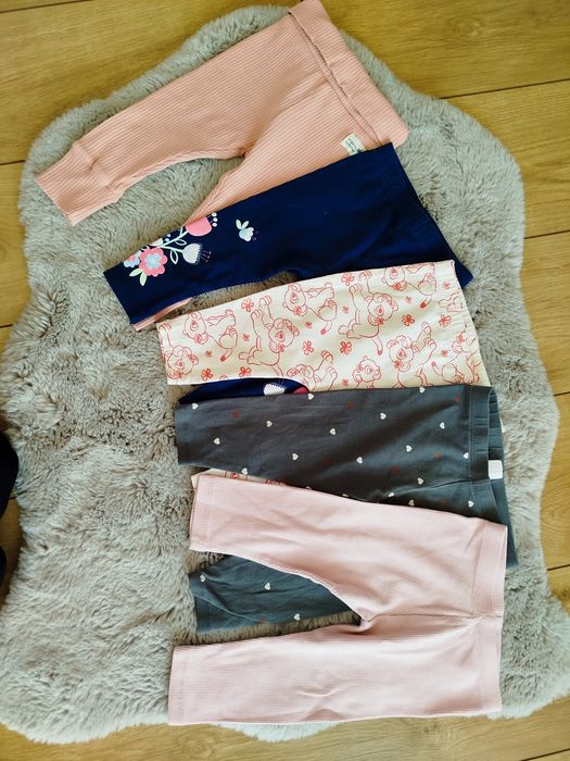 Zestaw getry legginsy dla dziewczynki 74