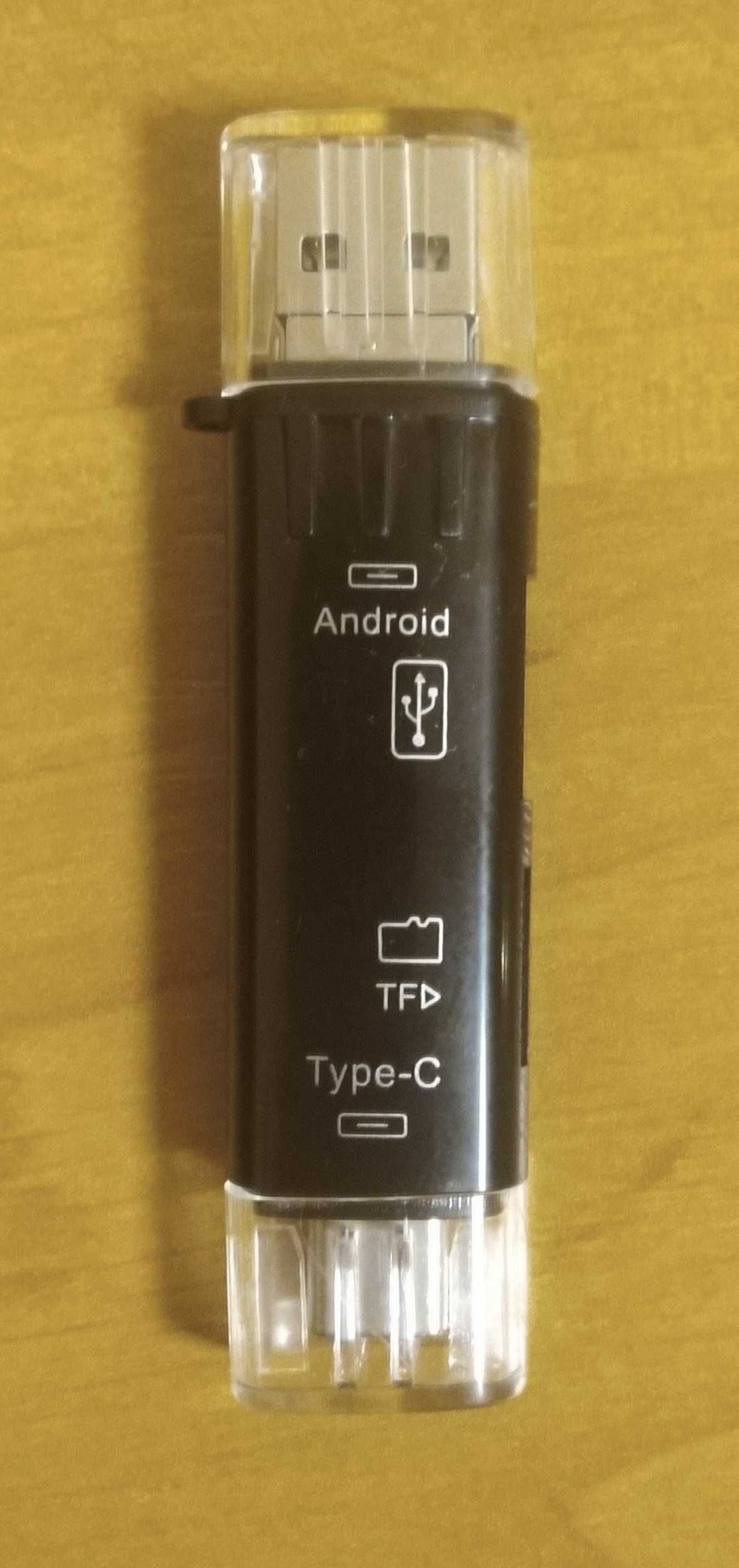 OTG Адаптер 5 в 1 для подключения к телефонам флешек и карт памяти