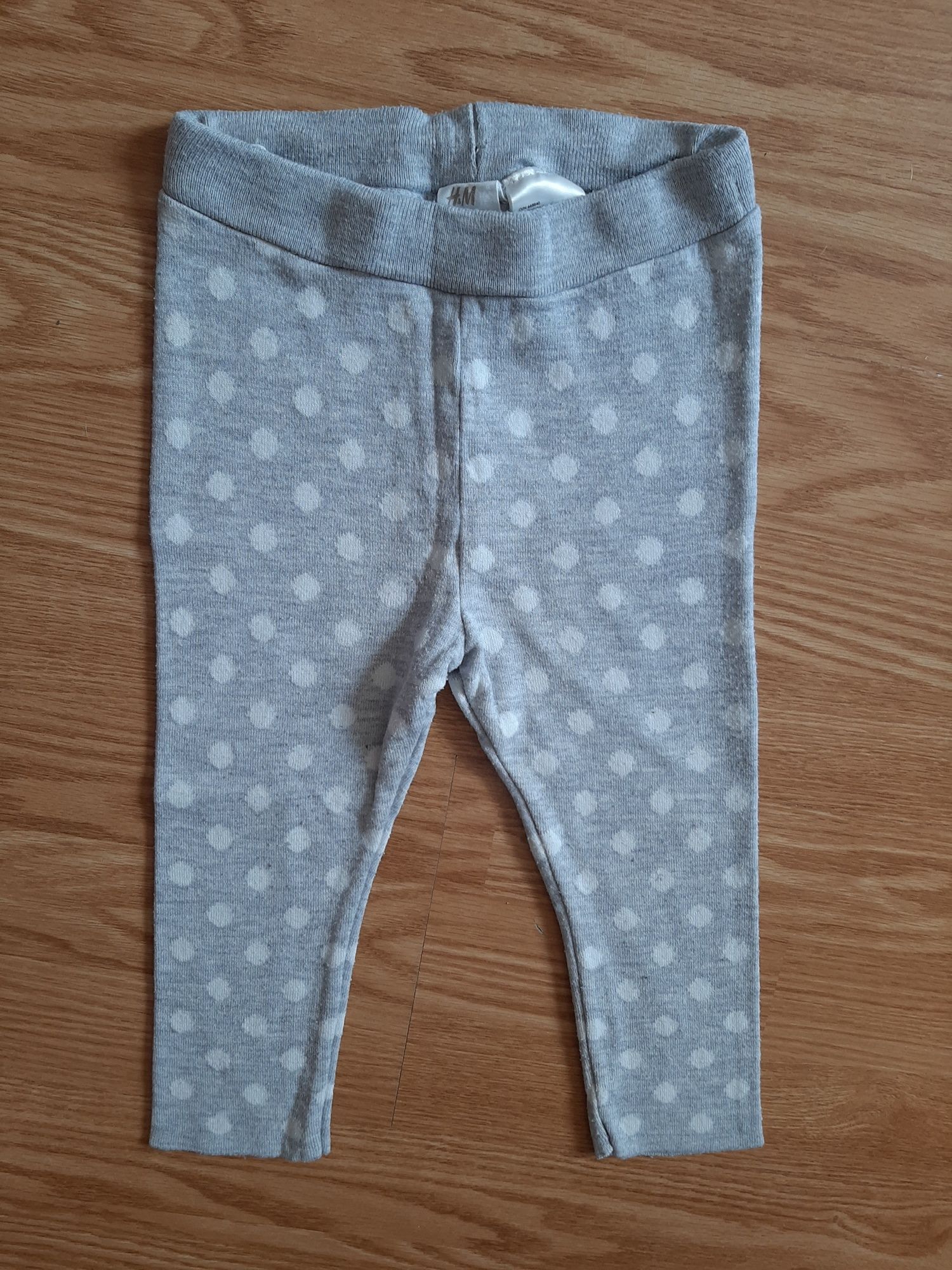 Sweterkowe dzianinowe legginsy H&M 86