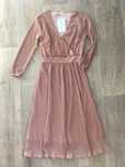 Plisowana sukienka midi XS 34 Sinsay