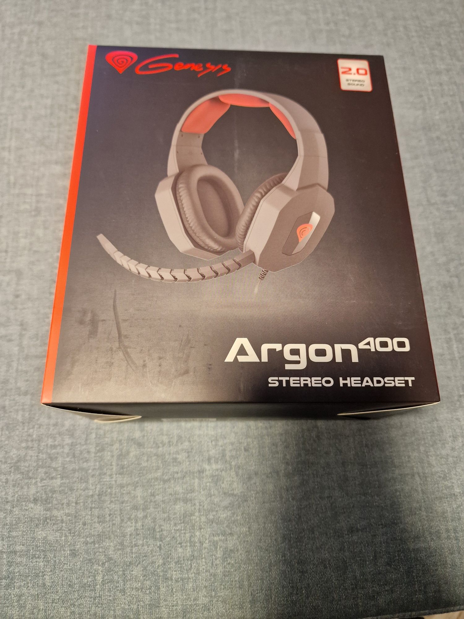 Słuchawki Genesis Argon 400 H59 Gaming Mikrofon Jack PC XBOX PS4 NOWE