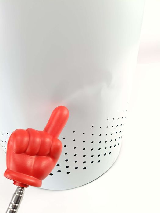 Kosz wolnostojący na pranie Brabantia 60l biały, Stal Nierdzewna