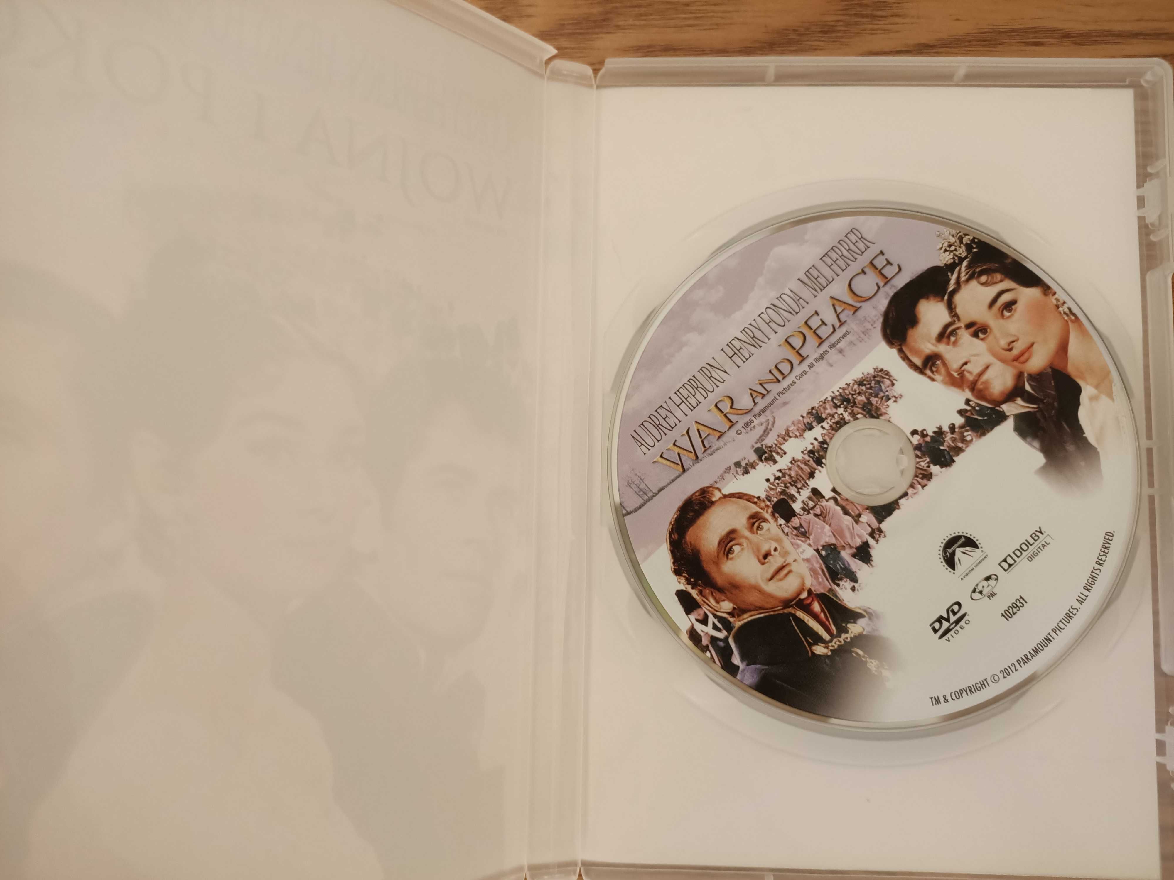 Audrey Hepburn wojna i pokój war and peace dvd film Henry fonda