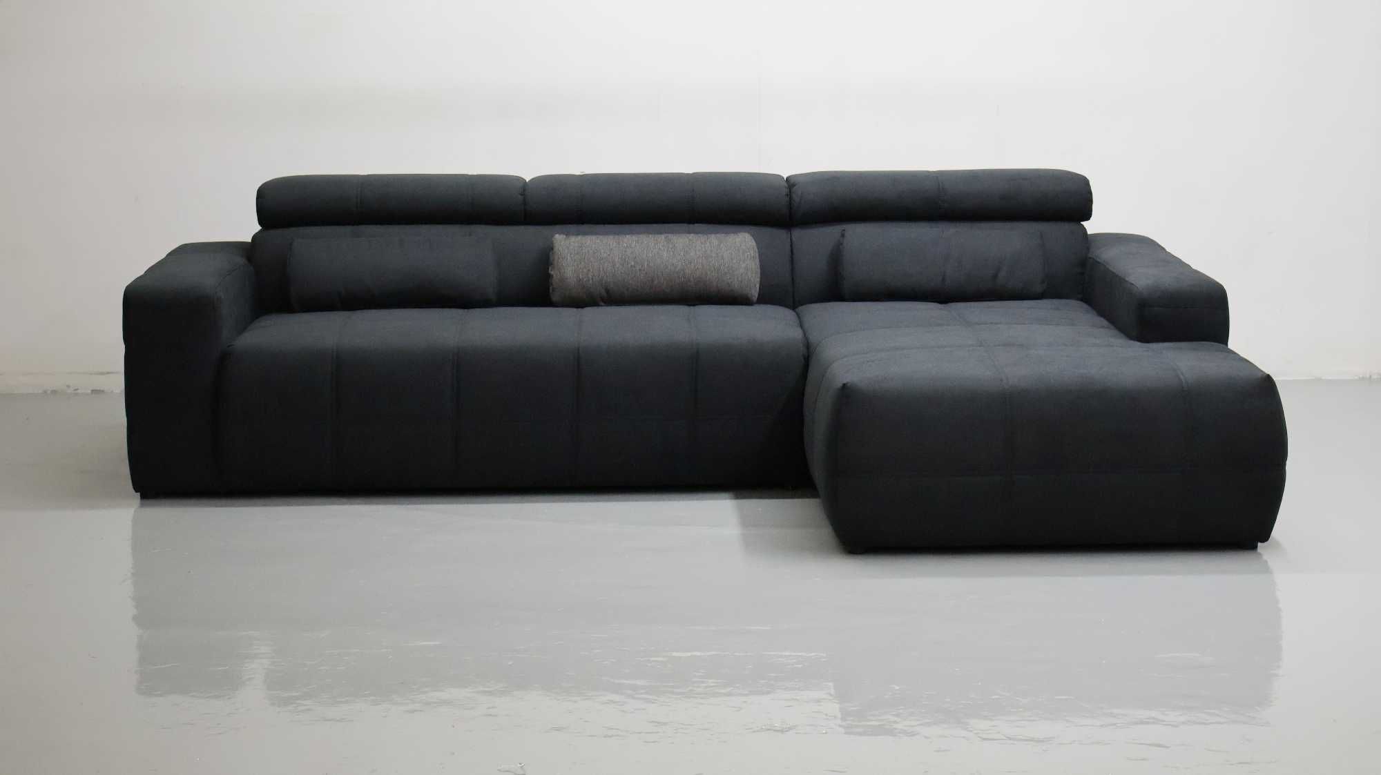 TCA DESIGN narożnik regulowane zagłówki rogówka sofa kanapa tkanina