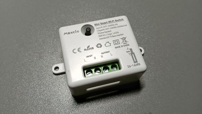 Przełącznik Włącznik MAXCIO Mini Smart WI-FI Switch zdalne sterowanie