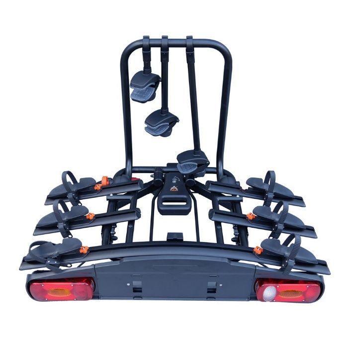 AGURI - Bagażnik Platforma Row Hak Active Bike 3/4 HIT Czarna- Srebrna